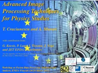 Advanced Image Processing Techniques for Physics Studies