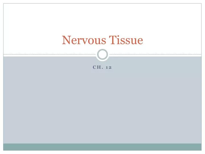 nervous tissue