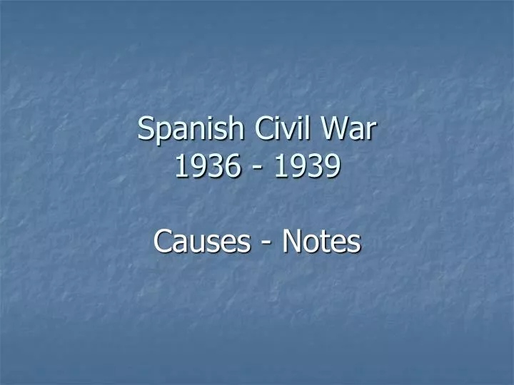 spanish civil war 1936 1939