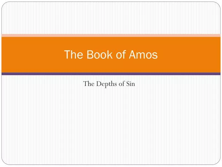 the book of amos