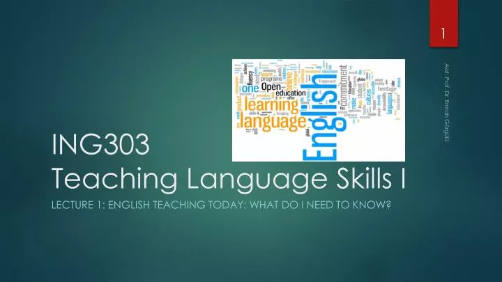 ing303 teaching language skills i