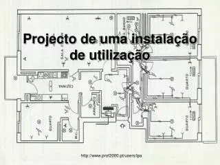 projecto de uma instala o de utiliza o