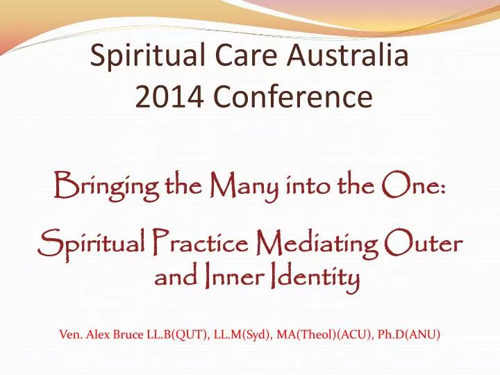 spiritual care australia 2014 conference