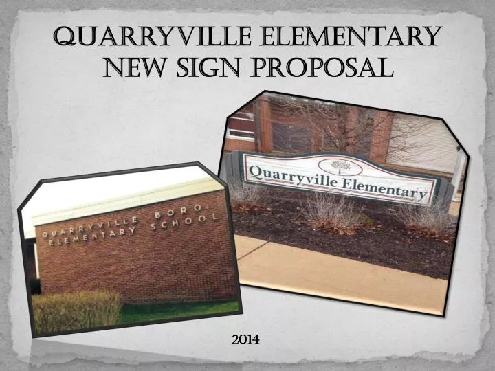 quarryville elementary new sign proposal