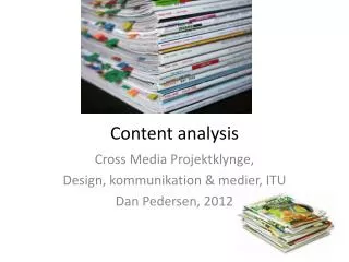 content analysis