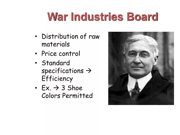 war industries board