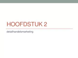 hoofdstuk 2