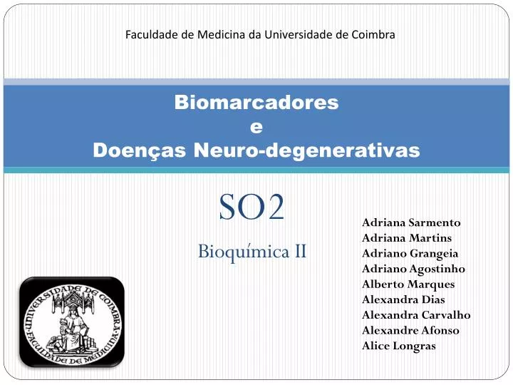 biomarcadores e doen as neuro degenerativas