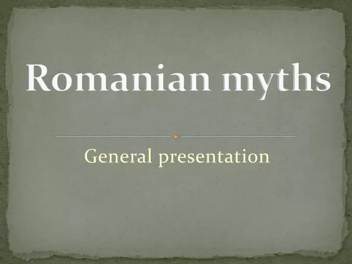 romanian myths
