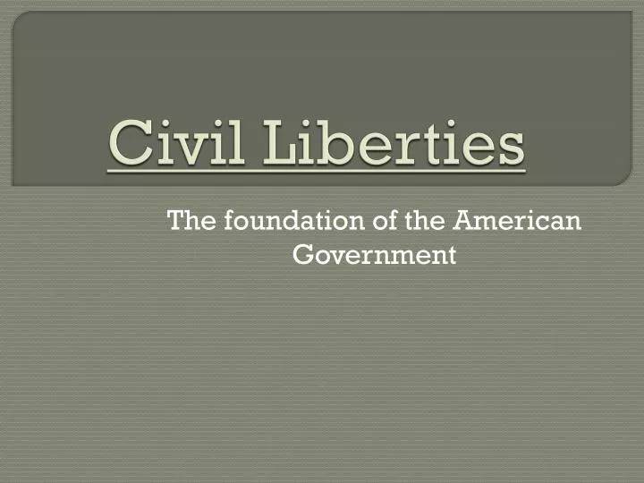 civil liberties