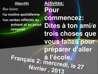 fran ais 2 mercredi le 27 f vrier 2013