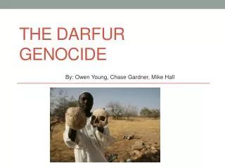 The Darfur genocide