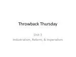 Throwback Thursday - slide 1