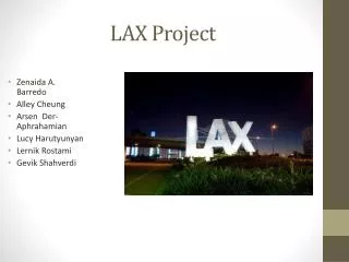 LAX Project