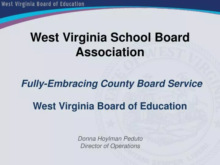 west virginia school board association