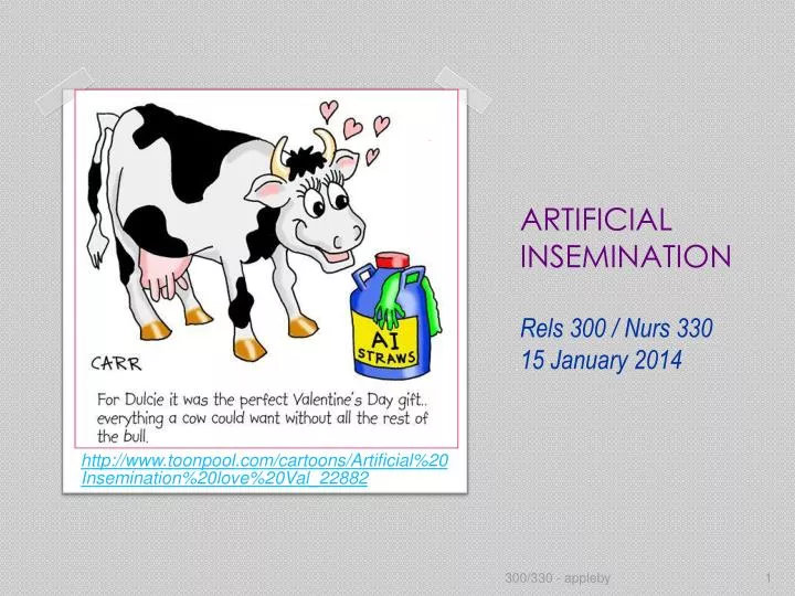artificial insemination rels 300 nurs 330 15 january 2014