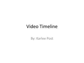 Video Timeline