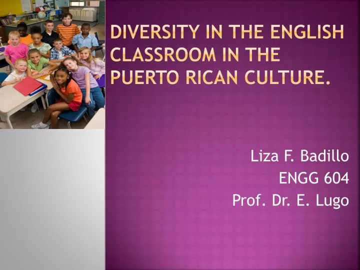 diversity in the english classroom in the puerto rican culture