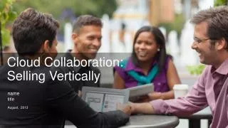 Cloud Collaboration: Selling Vertically