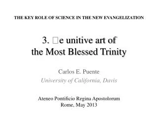 3. ? e u nitive art of the Most Blessed Trinity