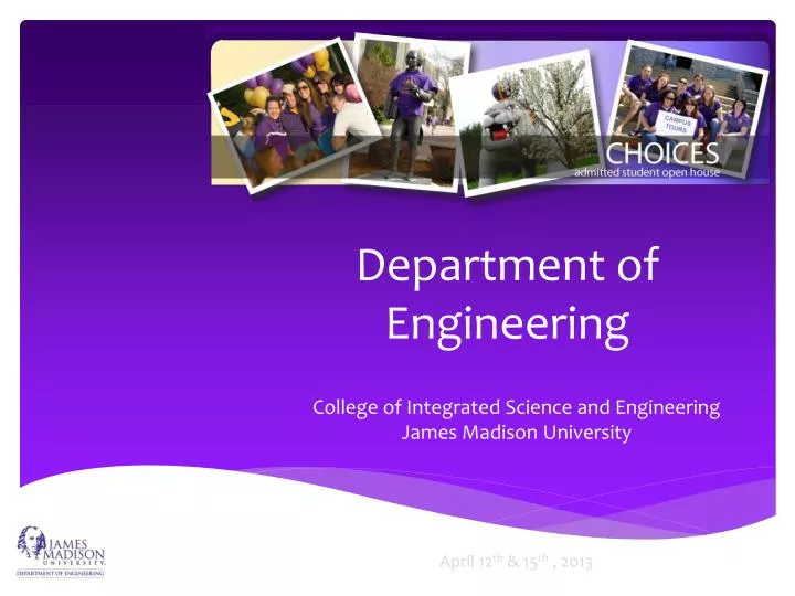 department of engineering