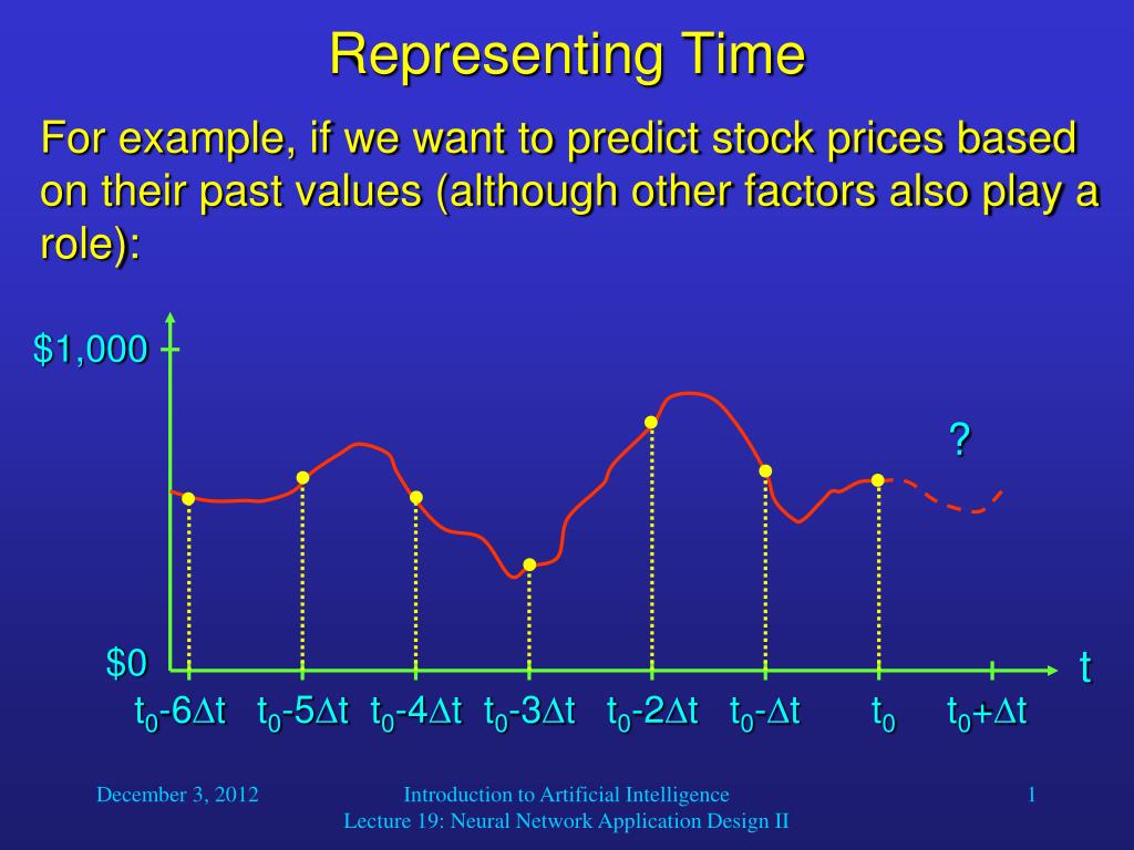 Line Time Representation PPT - ### Neural Network Time Representation for Stock Prediction and ...