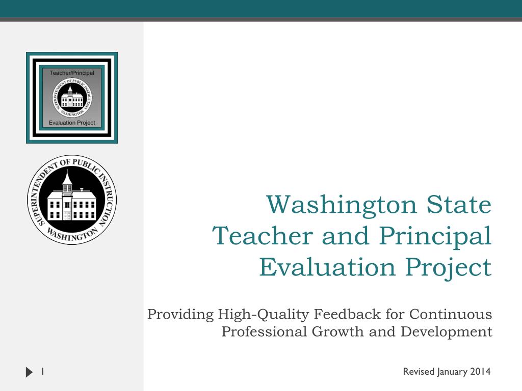 PPT - Washington State Teacher and Principal Evaluation Project ...