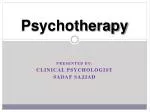 Psychotherapy - slide 1