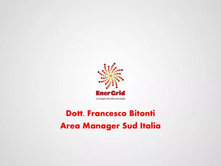 dott francesco bitonti area manager sud italia