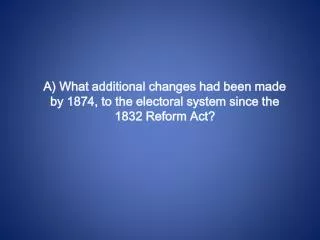 The Great Reform Act 1832