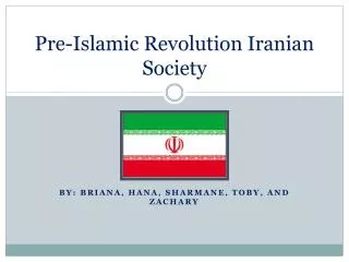 Pre-Islamic Revolution Iranian Society
