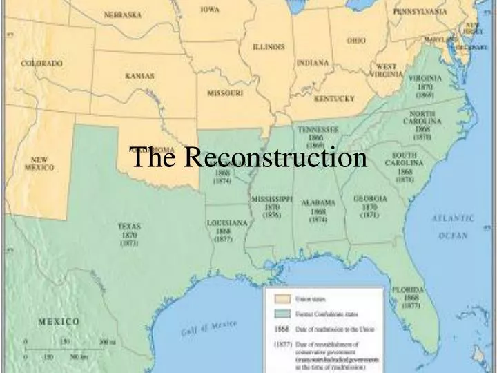 the reconstruction