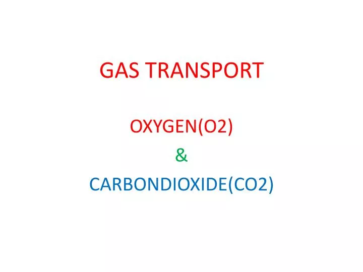 gas transport
