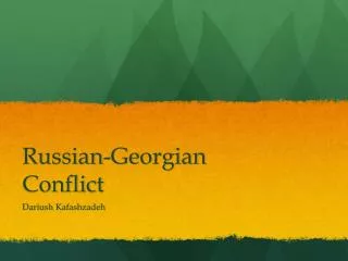 Russian-Georgian Conflict