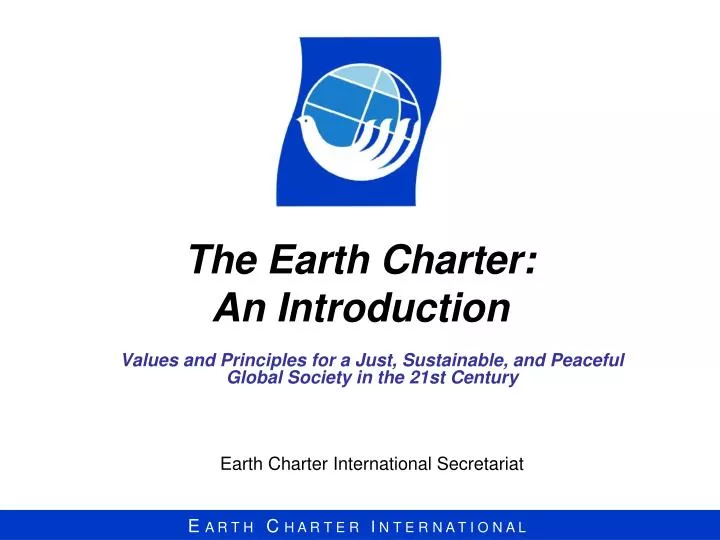 the earth charter an introduction