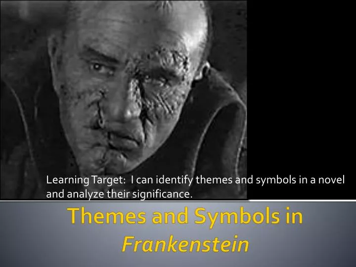 learning target i can identify themes and symbols in a novel and analyze their significance