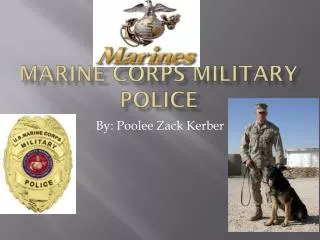 Marine Corps Military Police