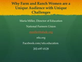 Why Farm and Ranch Women are a Unique Audience with Unique Challenges