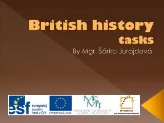 British history tasks