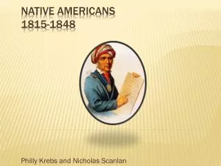 Native Americans 1815-1848