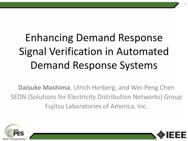 enhancing demand response signal verification in automated demand response systems