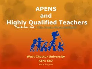 APENS and Highly Qualified Teachers YouTube Link: http://youtu.be/xaUSwXRozvY