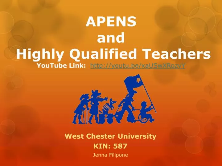 apens and highly qualified teachers youtube link http youtu be xauswxrozvy
