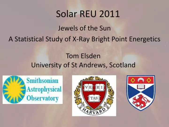 solar reu 2011