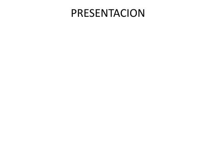 presentacion