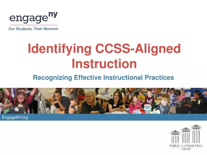 identifying ccss aligned instruction