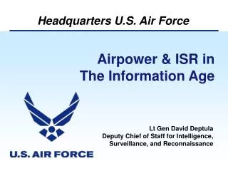 Airpower &amp; ISR in The Information Age