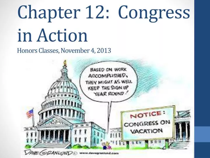 chapter 12 congress in action honors classes november 4 2013