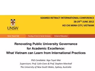 Renovating Public University Governance for Academic Excellence: