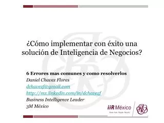 c mo implementar con xito una soluci n de inteligencia de negocios